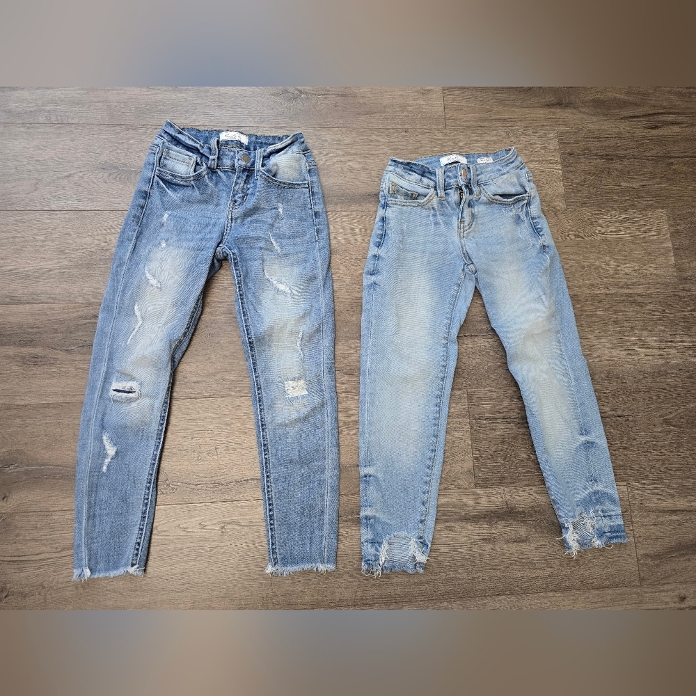 Kancan Girls Size 7 Jeans 2 Pair